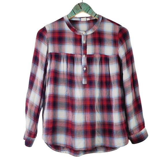Gap Kids Girls Plaid Tunic Top, XXL, EUC - Picture 1 of 7
